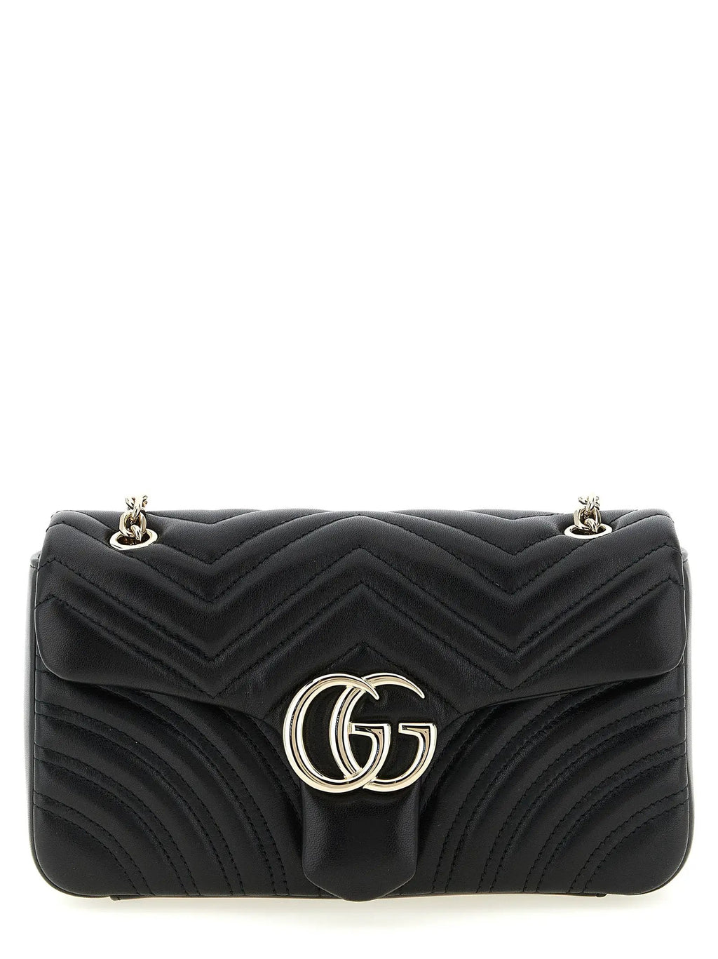 Gucci Black Lamb Leather Shoulder Bag