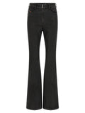 Diesel Black Cotton Slim Fit Jeans