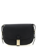 PINKO Black Calfskin Crossbody Bag