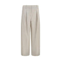 Brunello Cucinelli Brunello Cucinelli Beige Wool Oves Aries Dress Pants