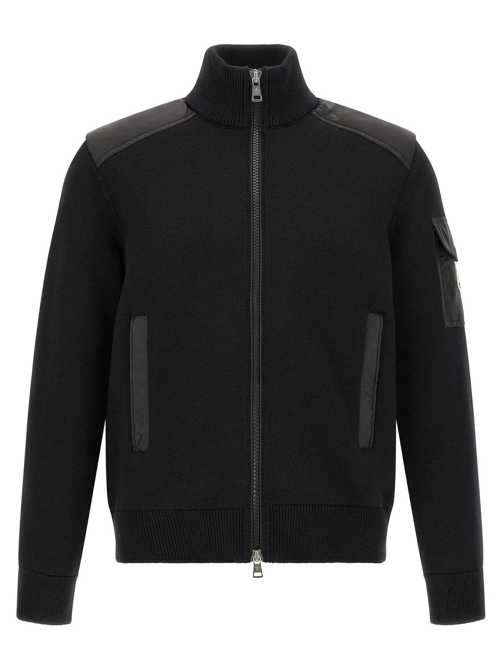 Moncler Black Polyamide Cardigan