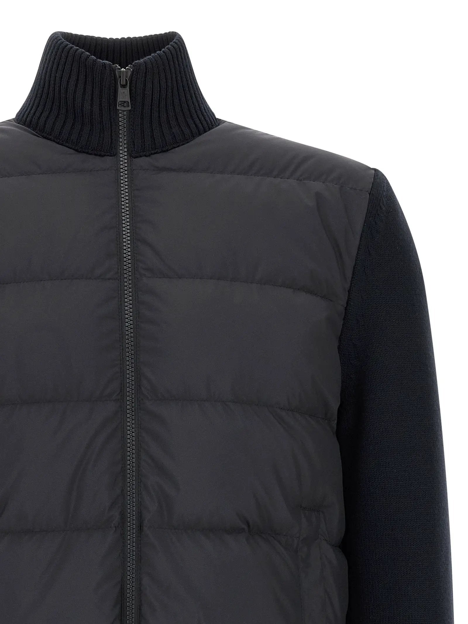 Moncler Blue Polyester Cardigan