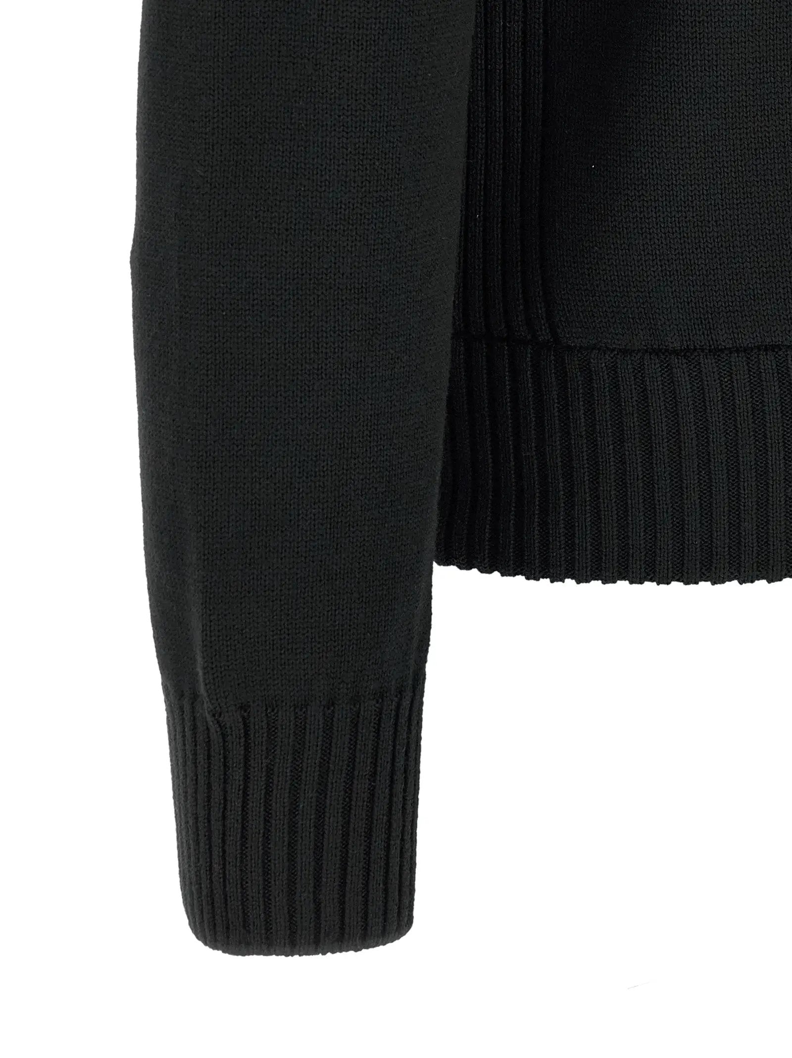 Moncler Black Polyester Cardigan
