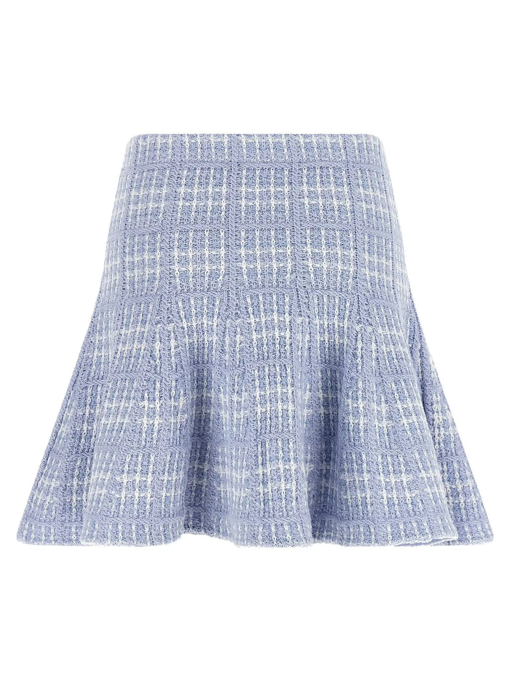 Self-Portrait Blue Cotton Long Skirt