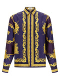 Versace Multicolor Silk Blouse