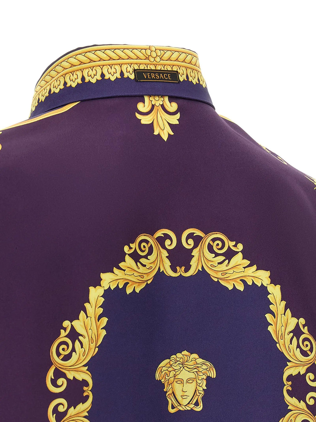 Versace Multicolor Silk Blouse