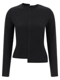 Y-3 Black Cotton Long Sleeve T-Shirt