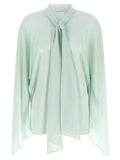 Stella McCartney Bicolor Silk Blouse