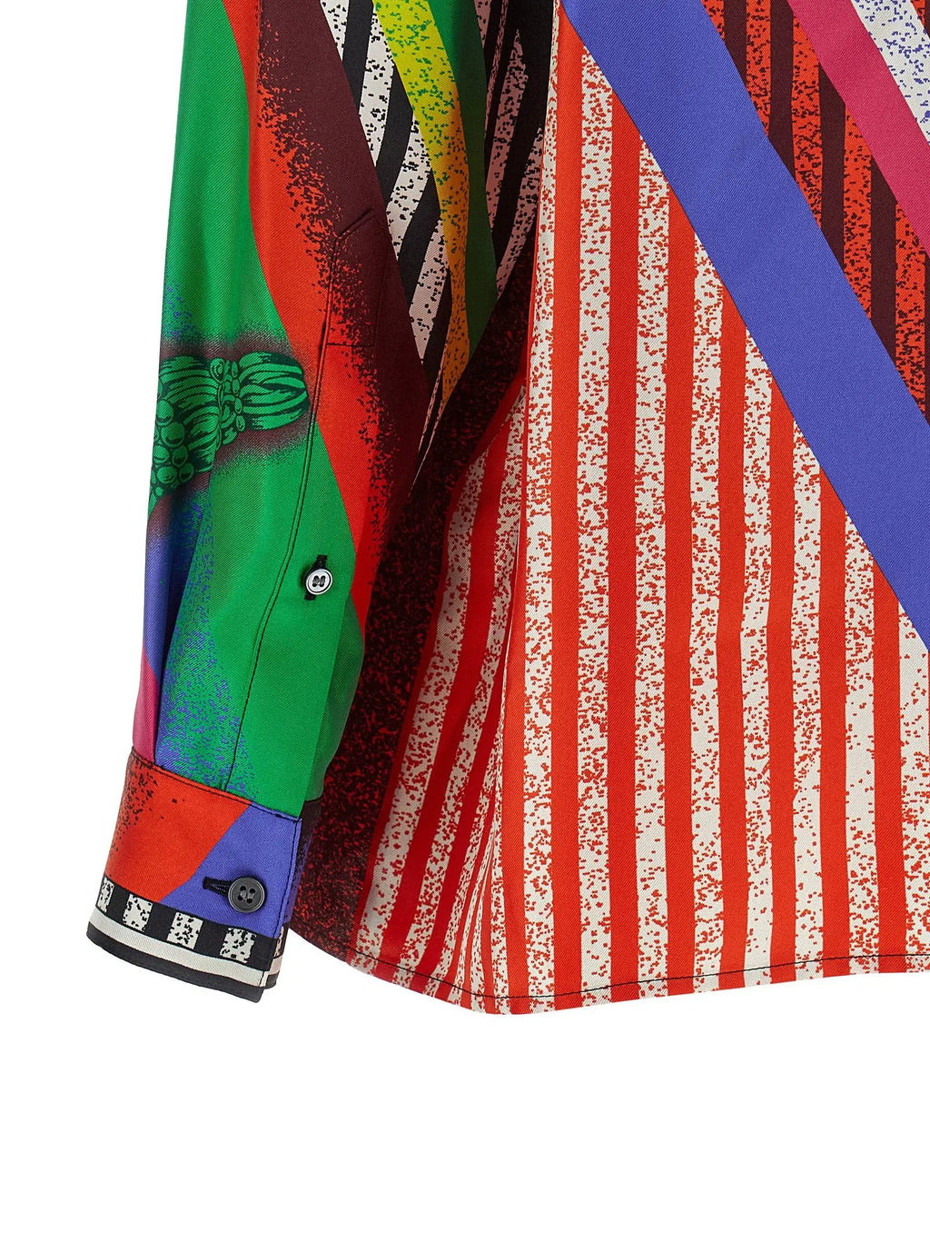 Chemisier en soie multicolore Versace