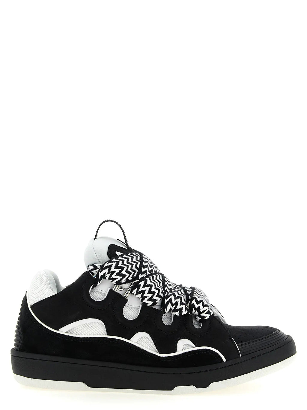 Lanvin Lanvin Bicolor Calfskin Chunky Sneakers