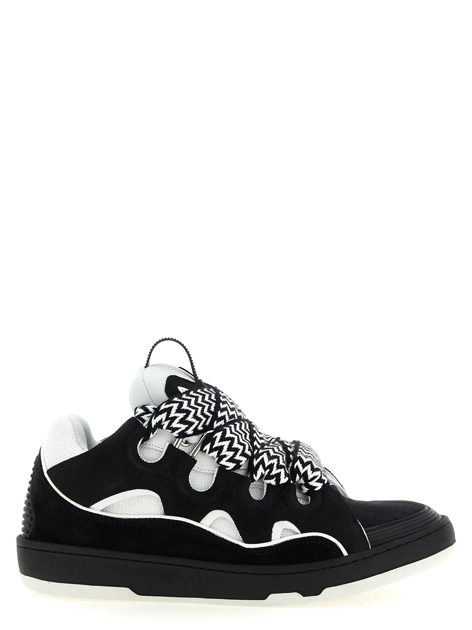 Lanvin Lanvin Bicolor Calfskin Chunky Sneakers