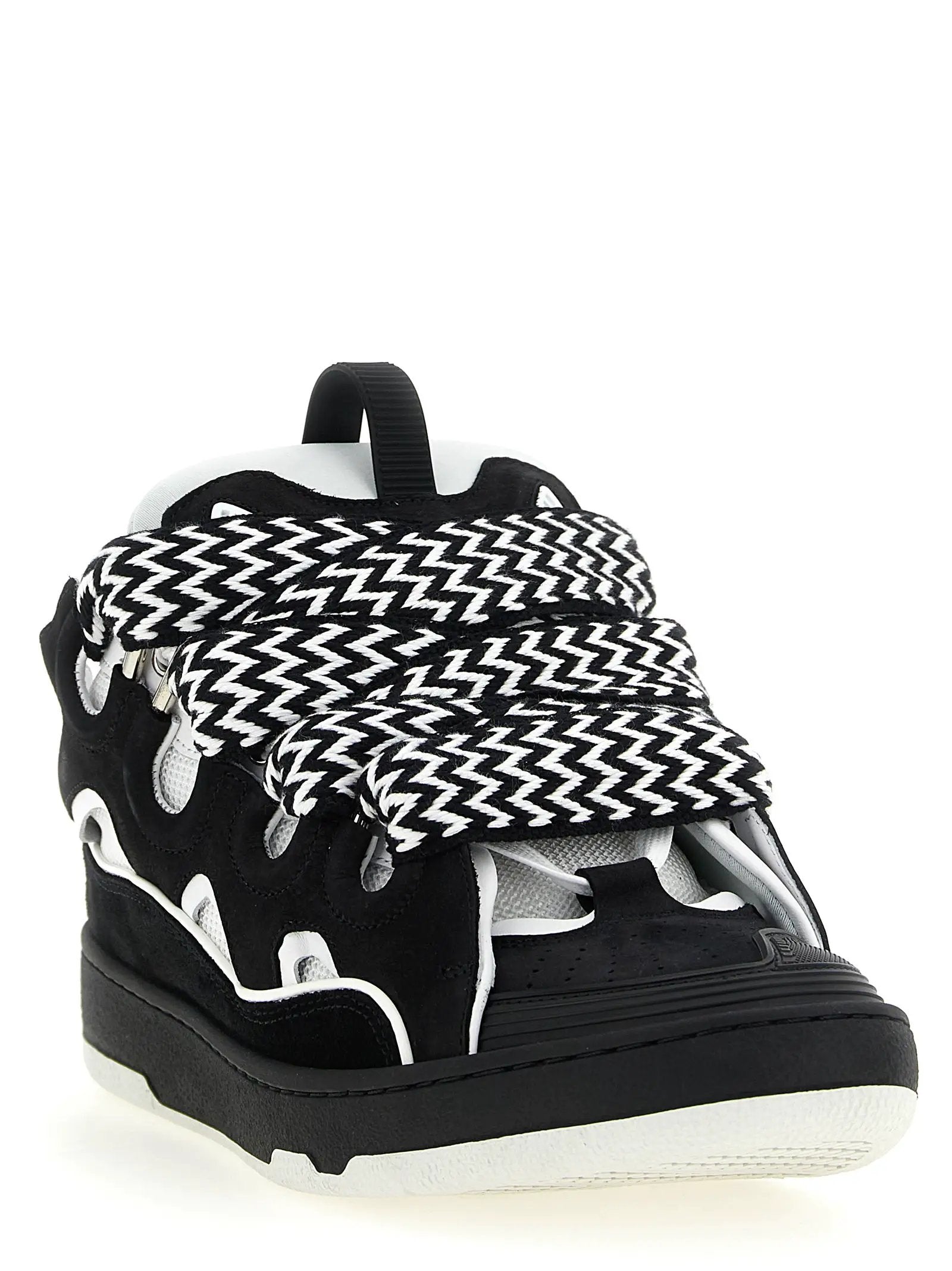 Lanvin Lanvin Bicolor Calfskin Chunky Sneakers