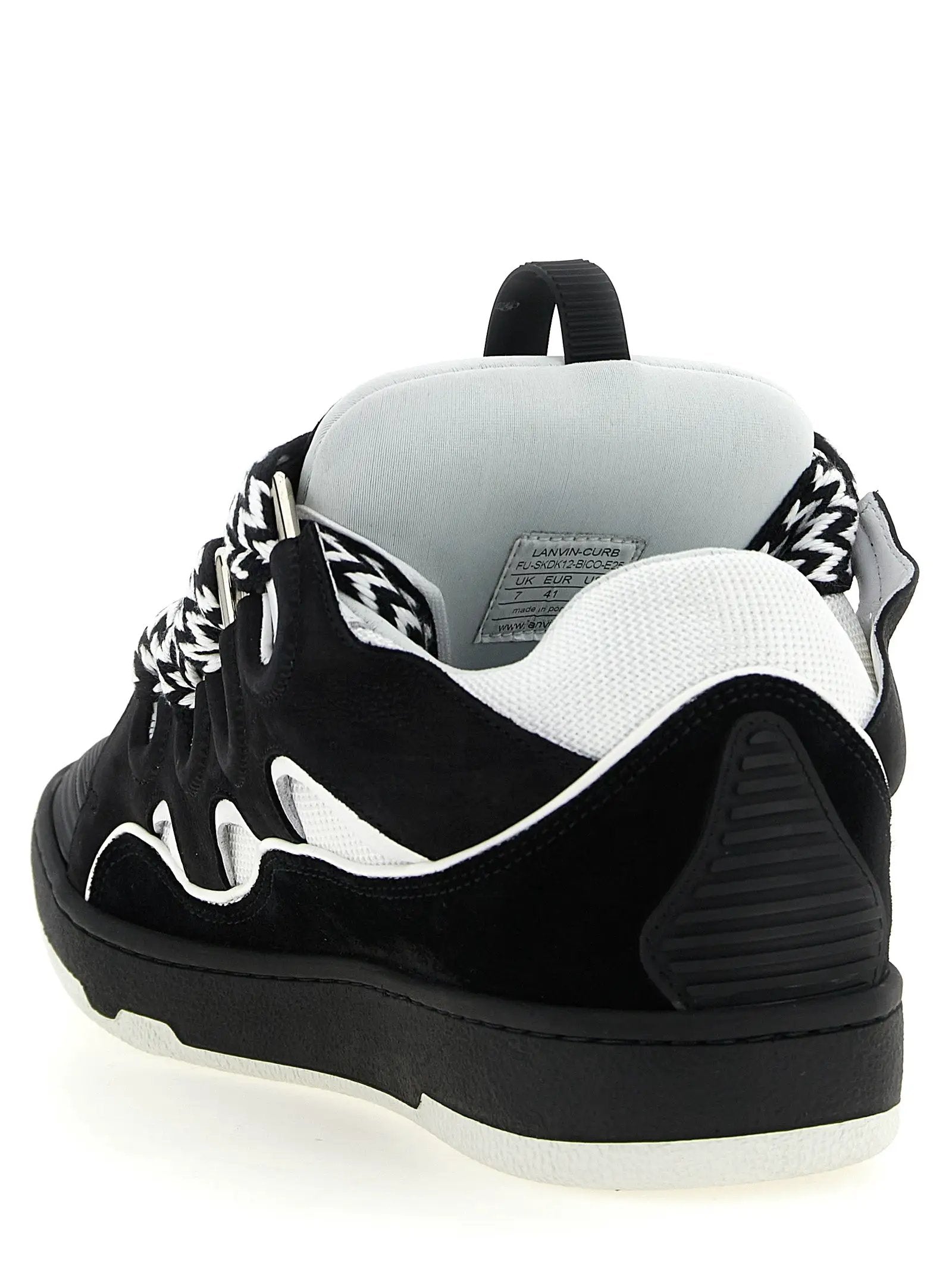 Lanvin Lanvin Bicolor Calfskin Chunky Sneakers