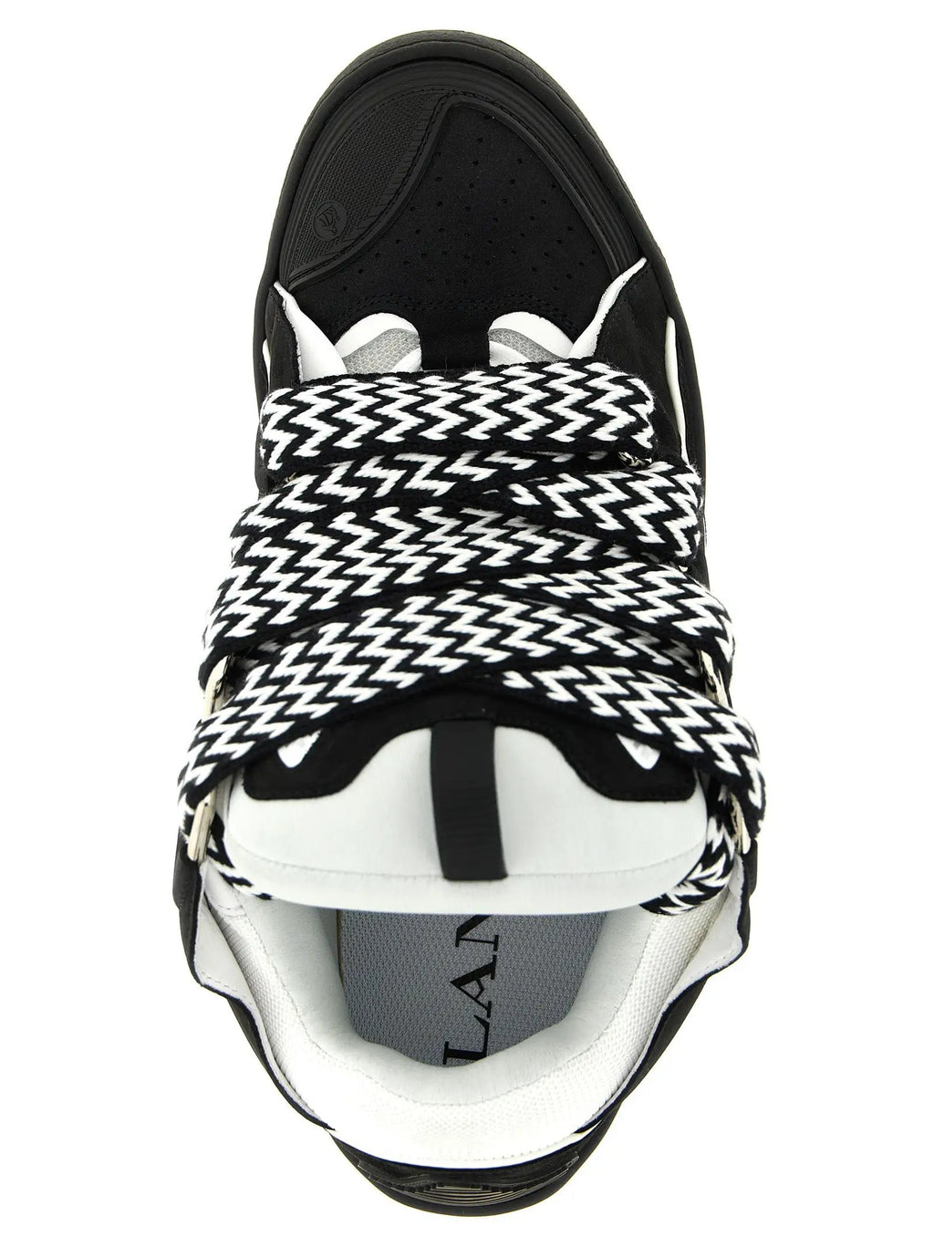 Lanvin Lanvin Bicolor Calfskin Chunky Sneakers