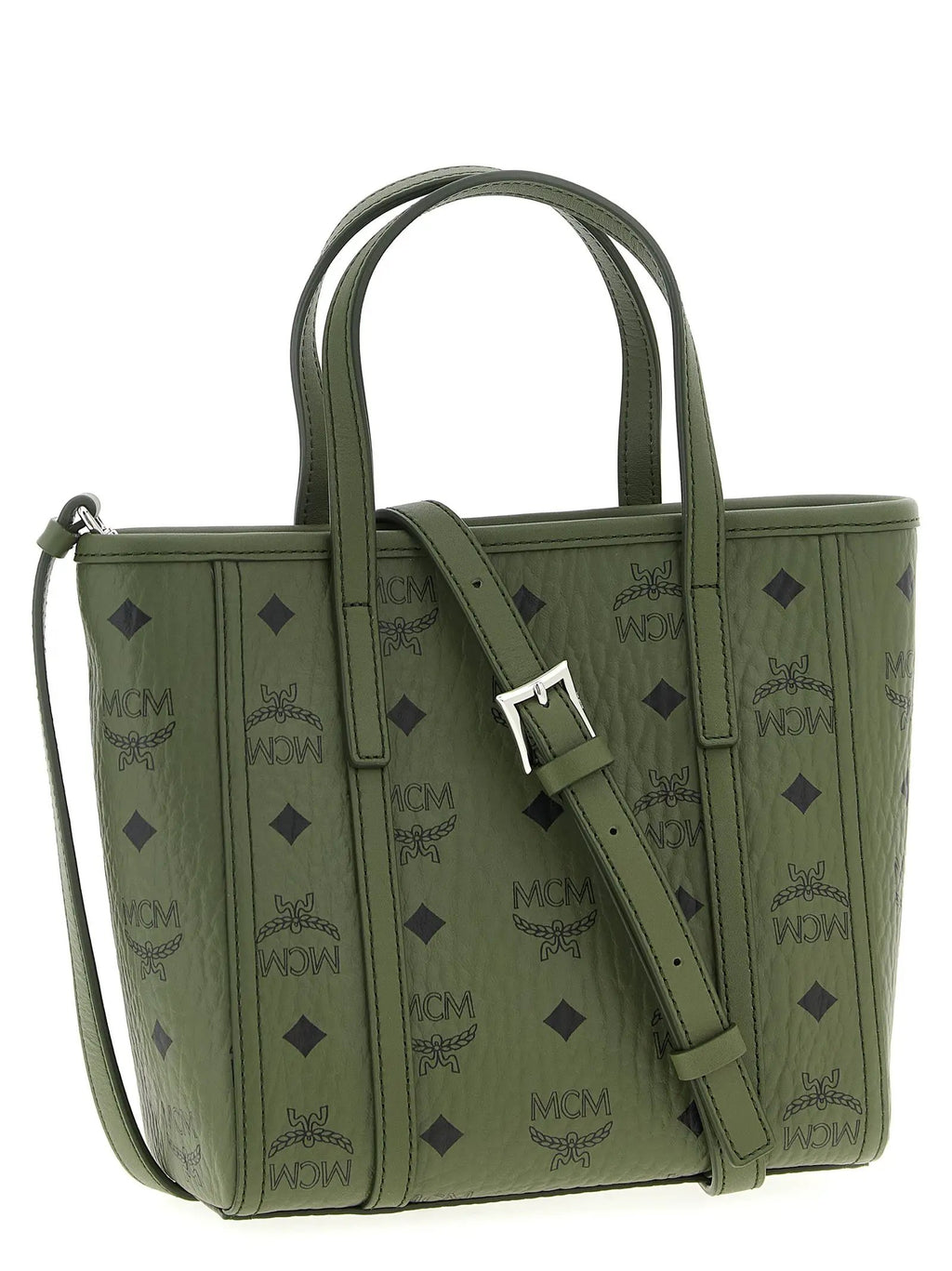 MCM Bicolor Polyethylene Tote Bag