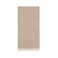 Gucci Beige Wool Oves Aries Foulard