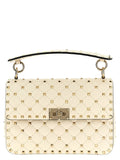 Valentino Garavani White Lamb Leather Shoulder Bag