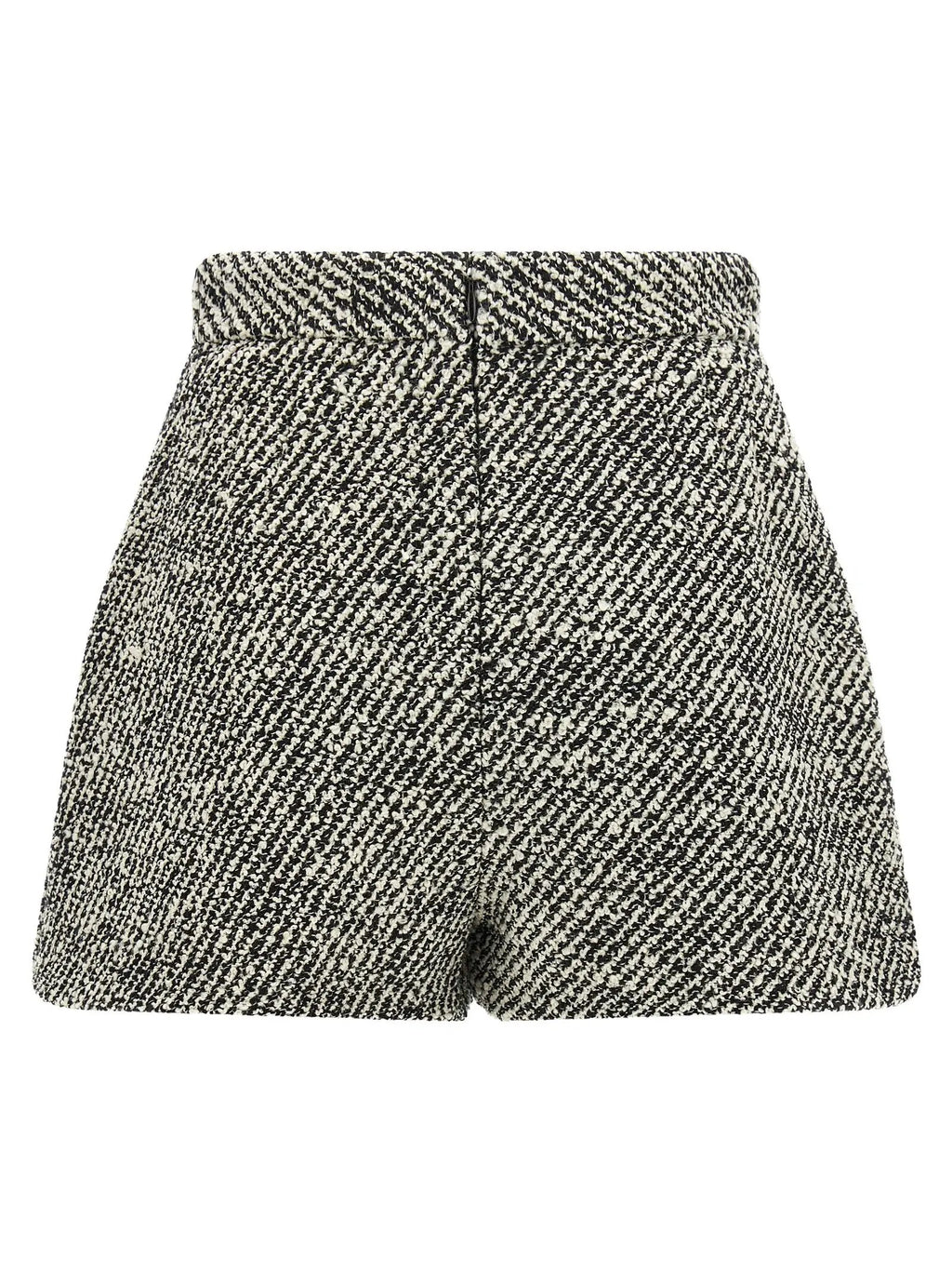 Versace Bicolor Virgin Wool Bermuda Shorts