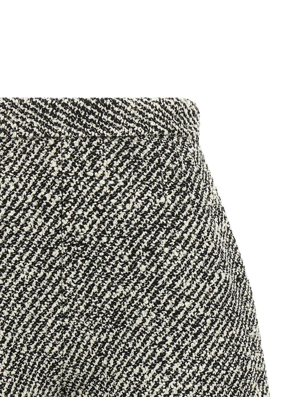 Versace Bicolor Virgin Wool Bermuda Shorts