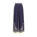 Alemais Alemais Blue Silk Casual Pants
