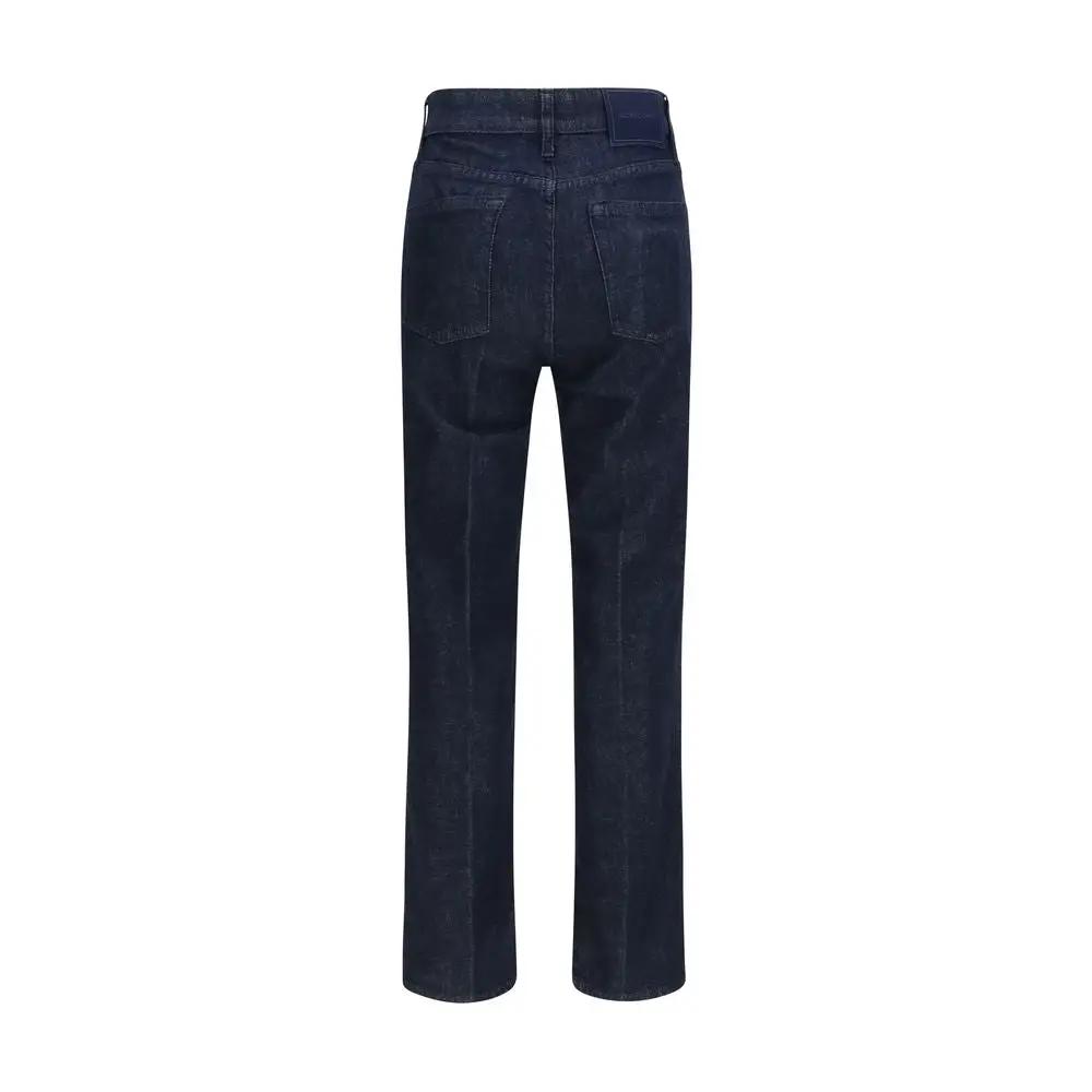Jacob Cohen Jacob Cohen Blue Polyester Cropped Jeans