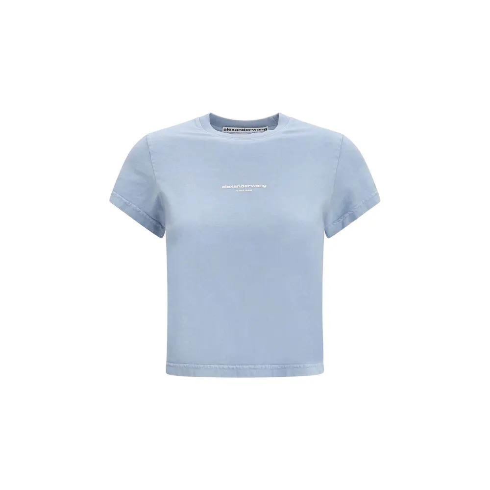 Alexander Wang Alexander Wang Blue Cotton T-Shirt