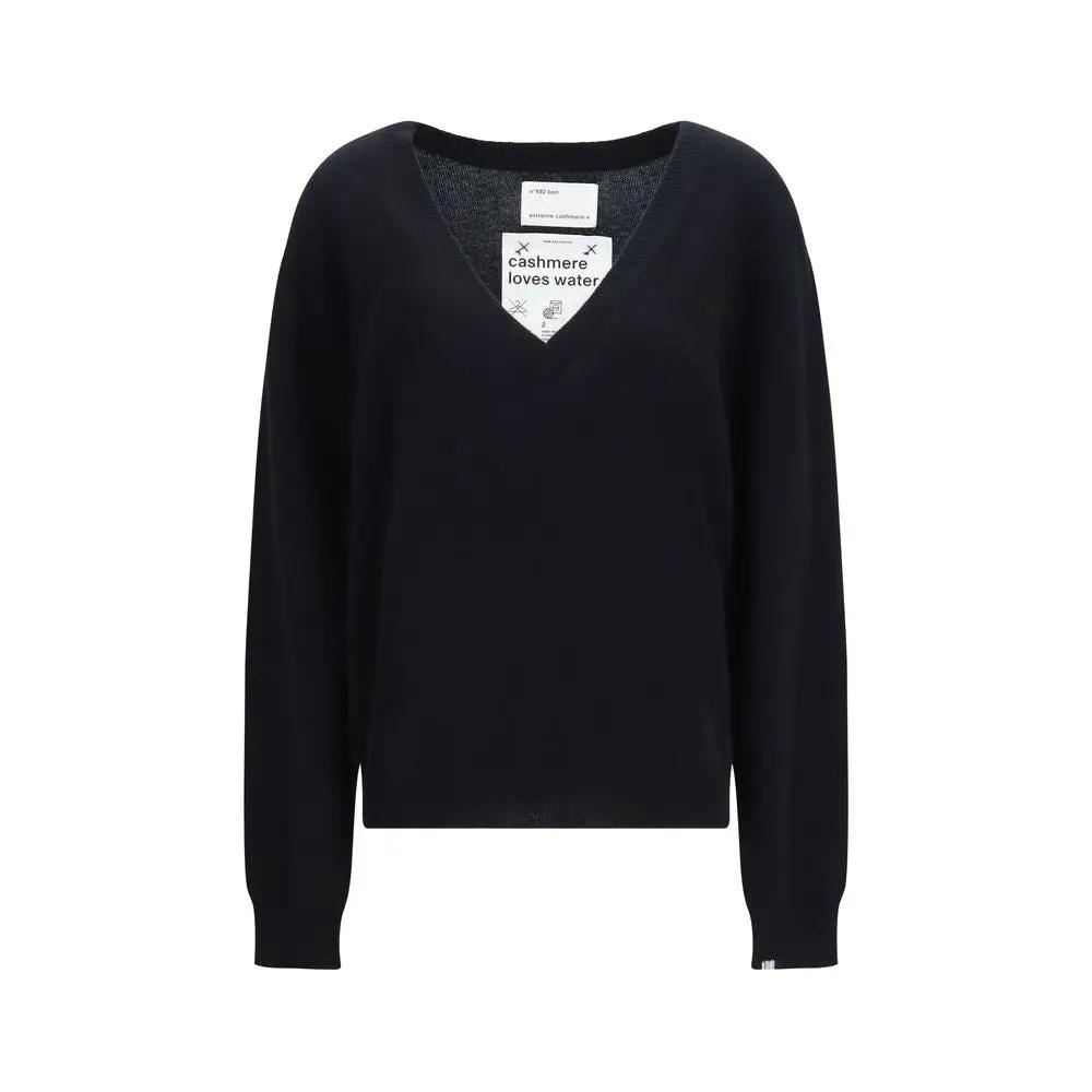 Extreme Cashmere Extreme Cashmere Black Cashmere Sweater