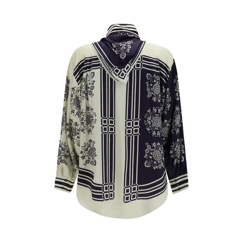 Alemais Blue Silk Shirt