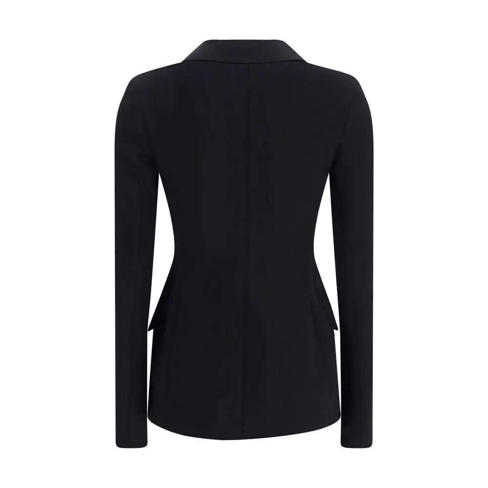 Dolce & Gabbana Black Wool Oves Aries Full-Length Jacket