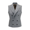 Dolce & Gabbana Gray Wool Oves Aries Waistcoat