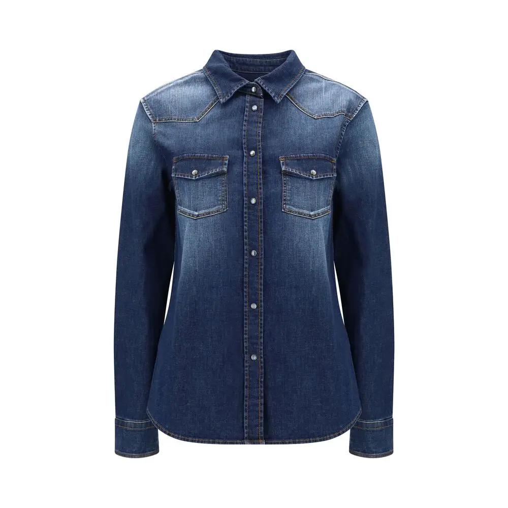 Chemise en jean bleue Jacob Cohen