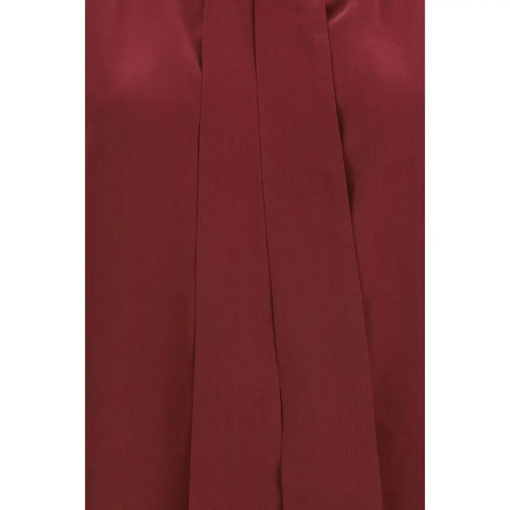 Jacob Cohen Bordeaux Silk Blouse