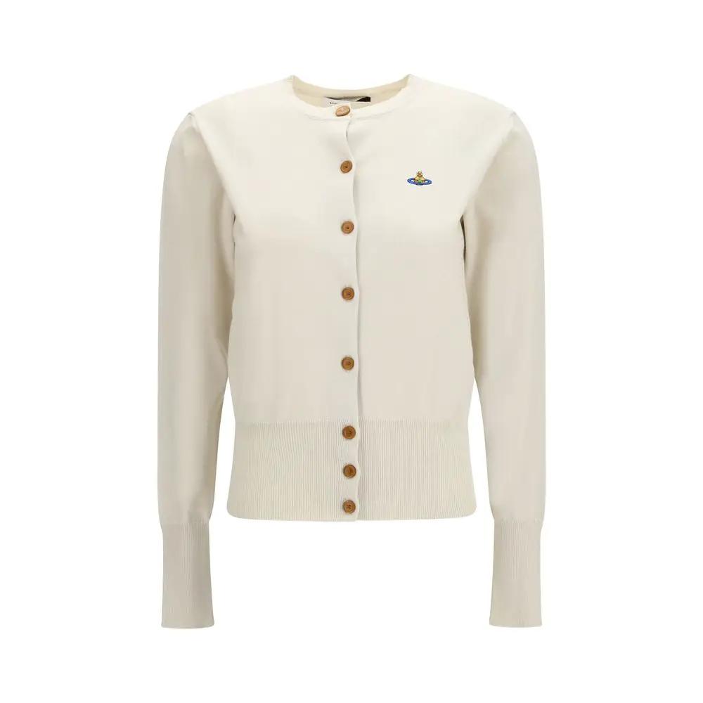 Vivienne Westwood White Cotton Cardigan