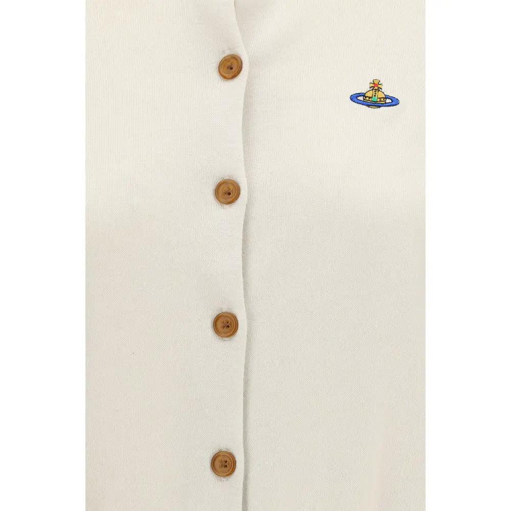 Vivienne Westwood White Cotton Cardigan