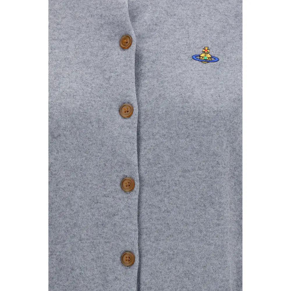 Vivienne Westwood Vivienne Westwood Gray Cotton Cardigan