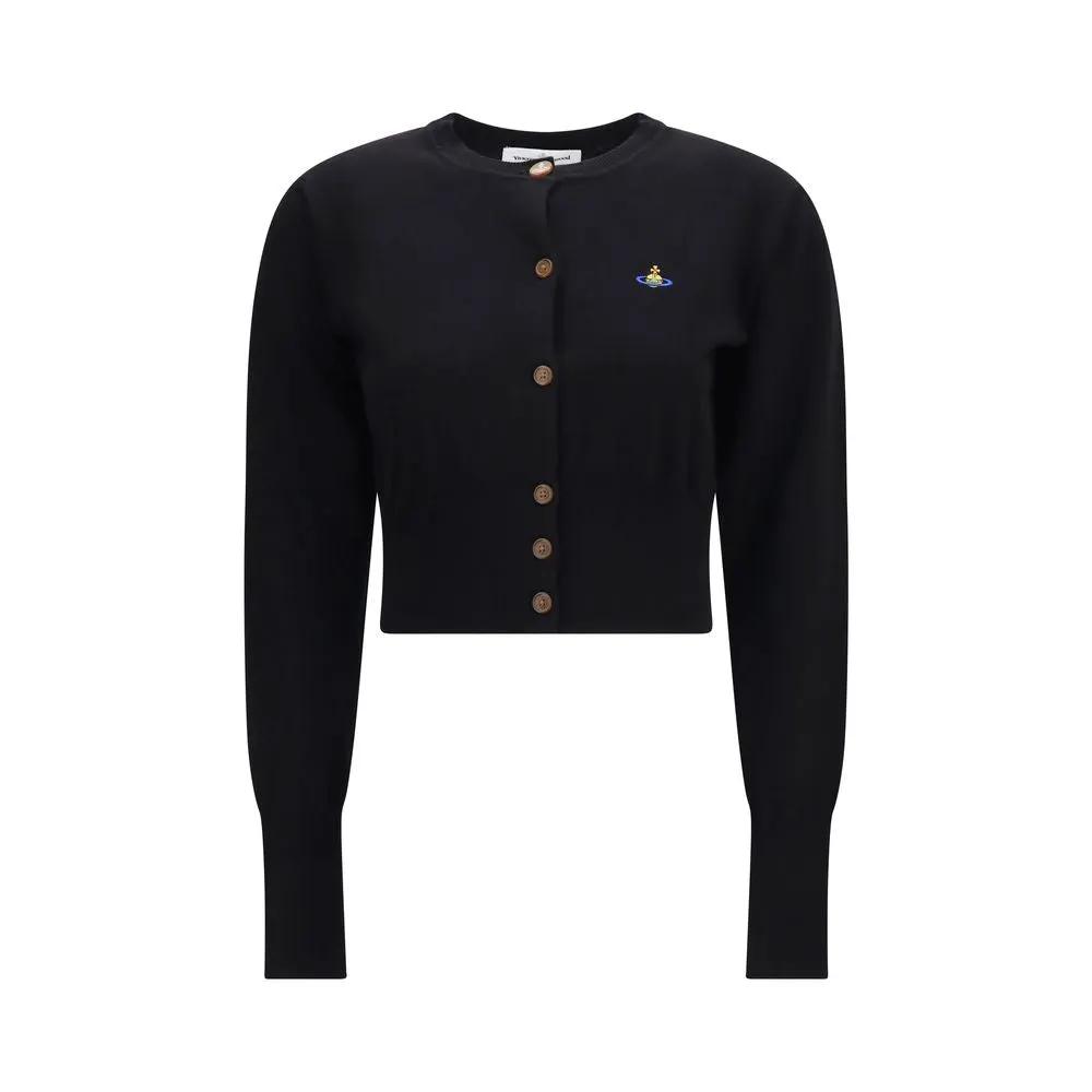 Vivienne Westwood Black Cotton Cardigan