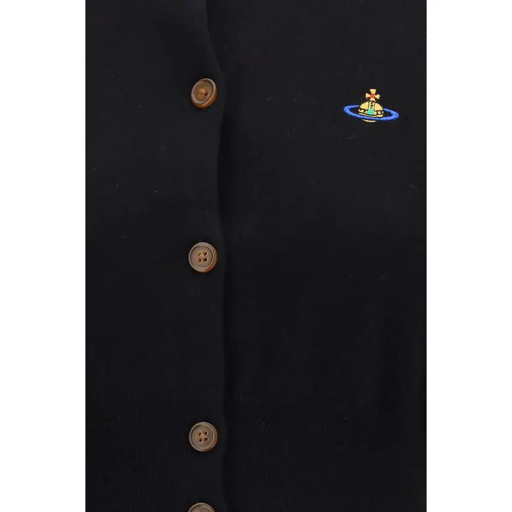 Vivienne Westwood Black Cotton Cardigan