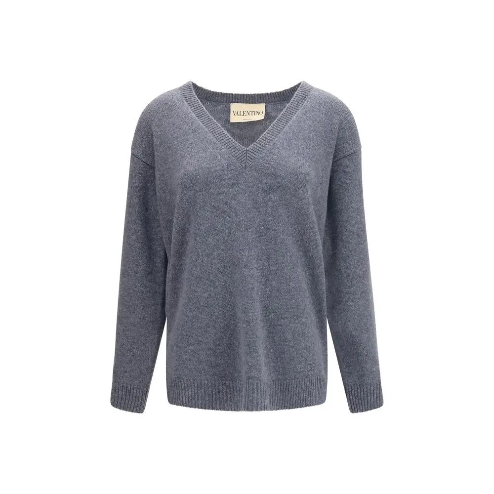 Valentino Garavani Gray Cashmere Sweater
