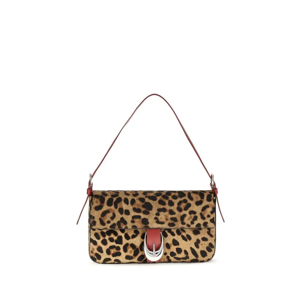 Staud Staud Beige Calf Leather Bos Taurus Shoulder Bag