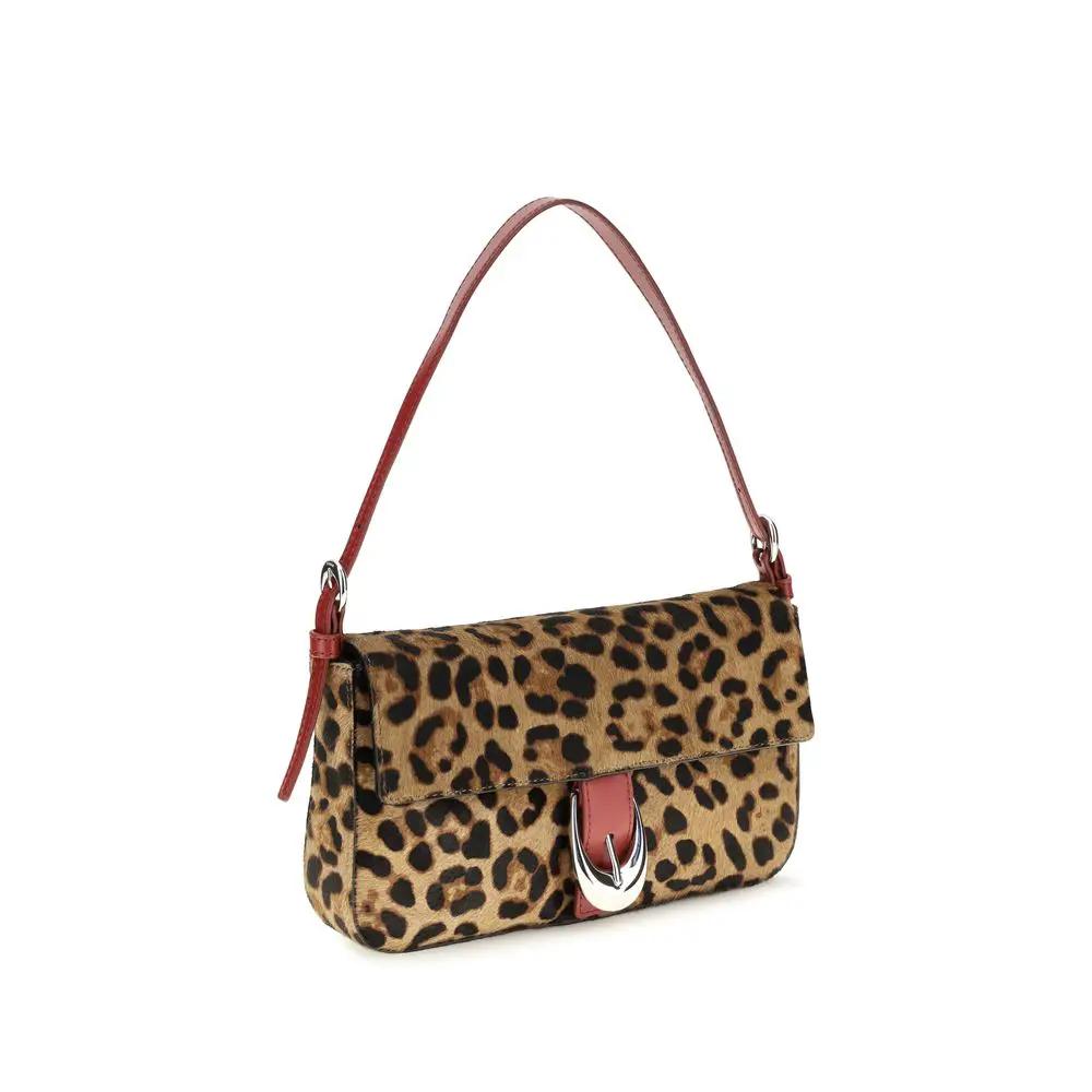 Staud Staud Beige Calf Leather Bos Taurus Shoulder Bag