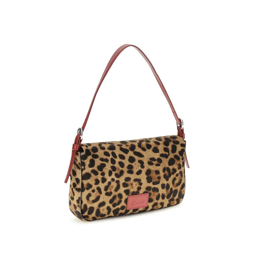 Staud Staud Beige Calf Leather Bos Taurus Shoulder Bag