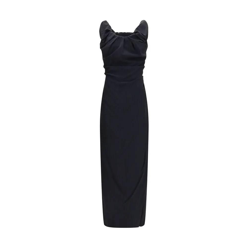 Vivienne Westwood Black Viscose Casual Dress
