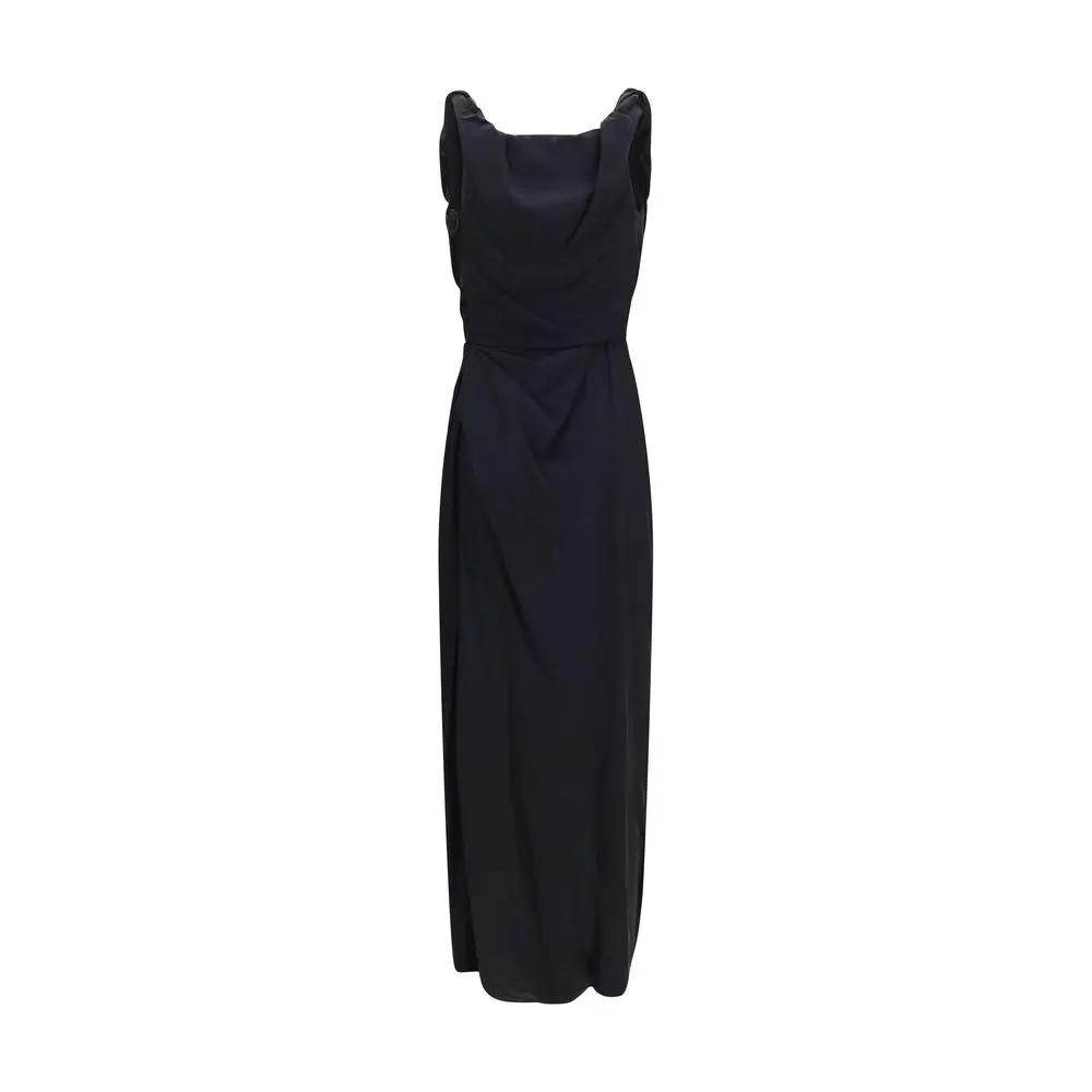 Vivienne Westwood Black Viscose Casual Dress