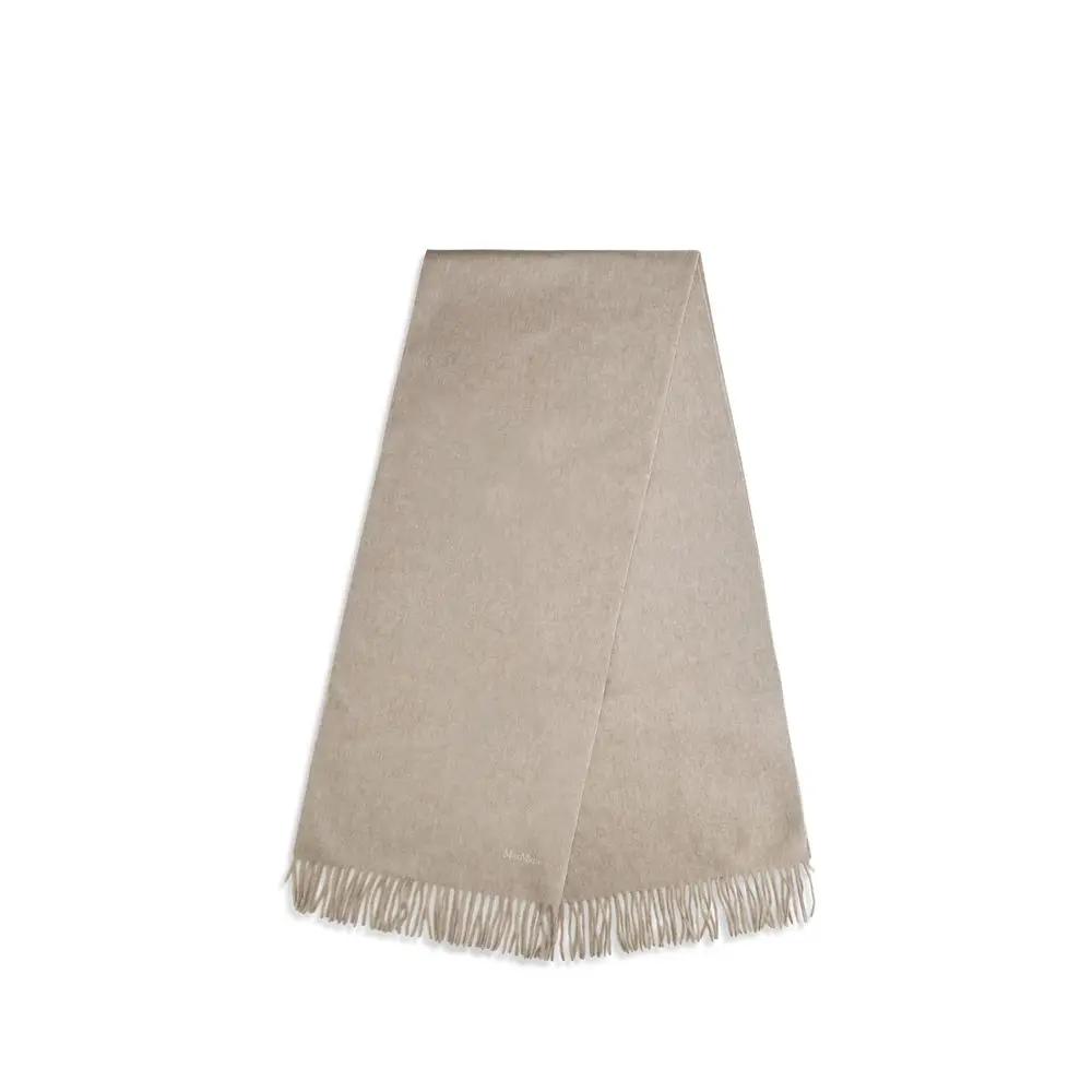 Max Mara Beige Cashmere Scarf