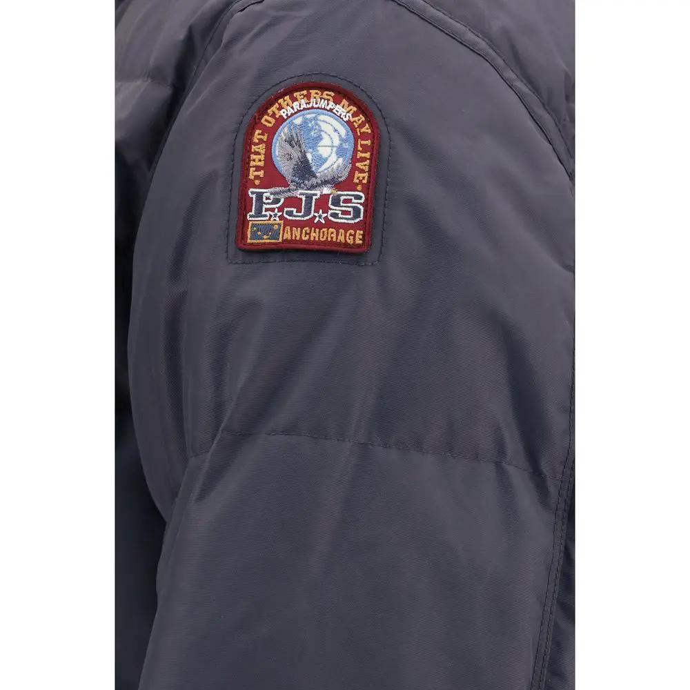 Parajumpers Gray Polyamide Full-Length Jacket