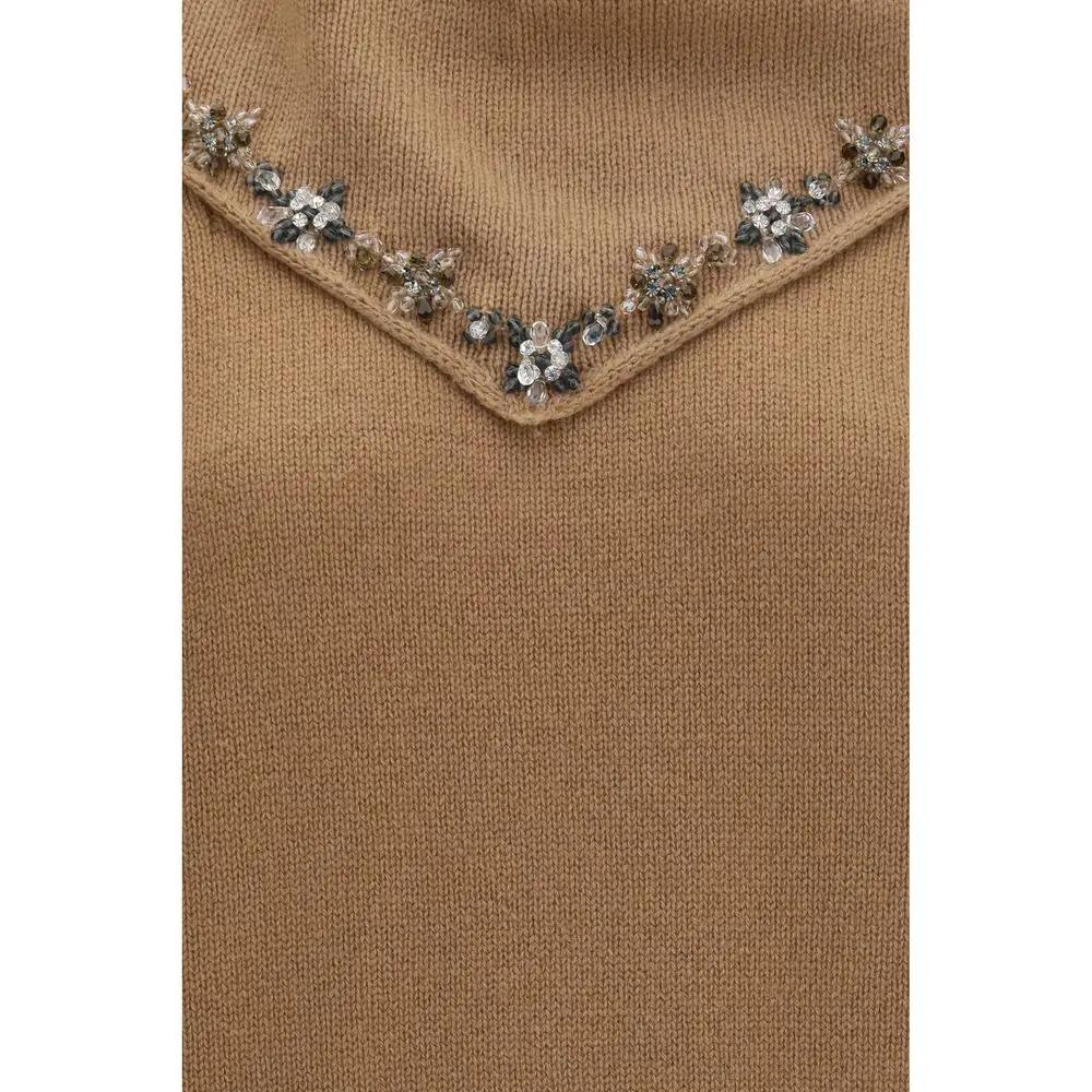 Prada Brown Cashmere Sweatshirt