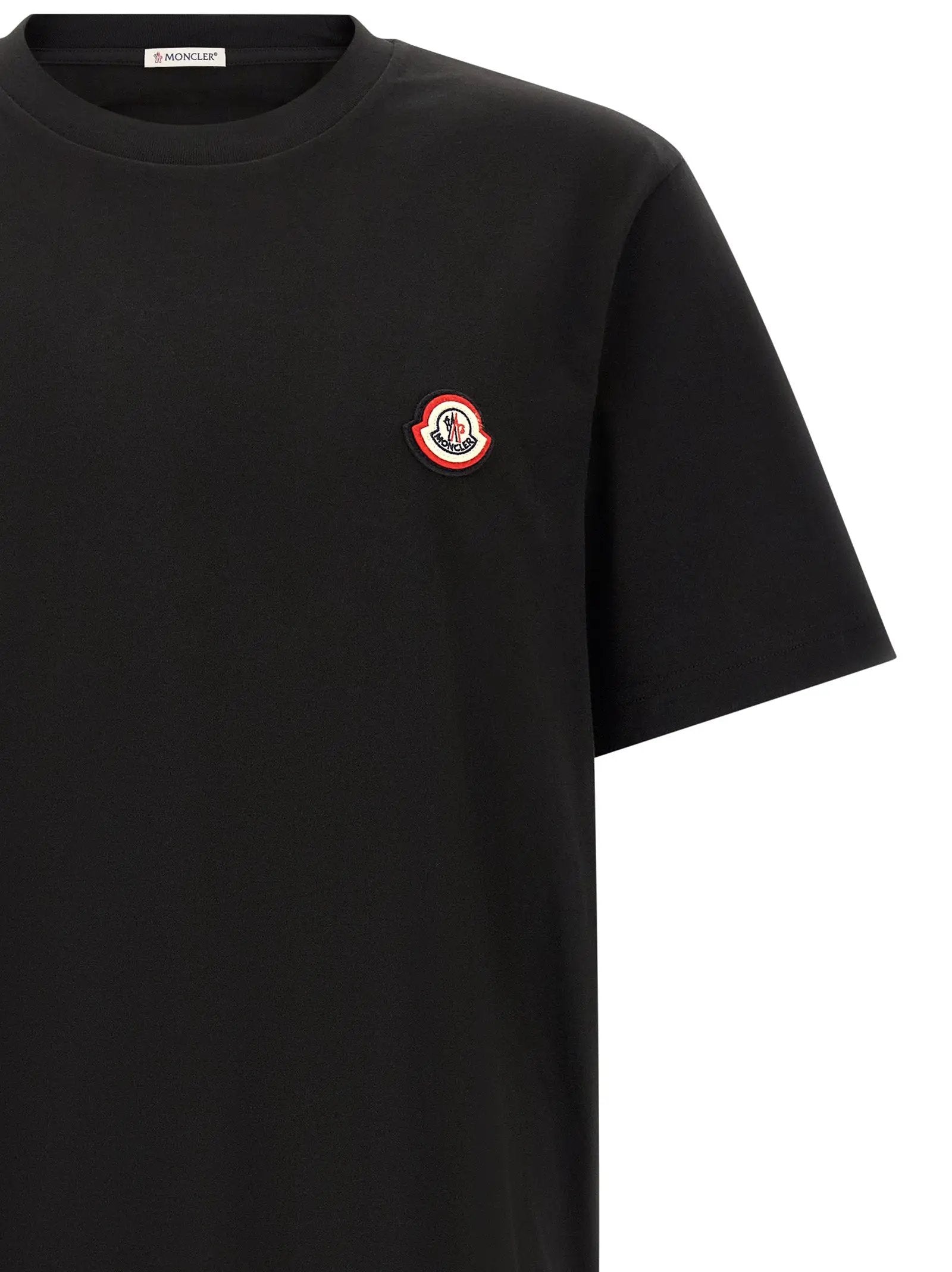 Moncler Moncler Black Cotton T-Shirt
