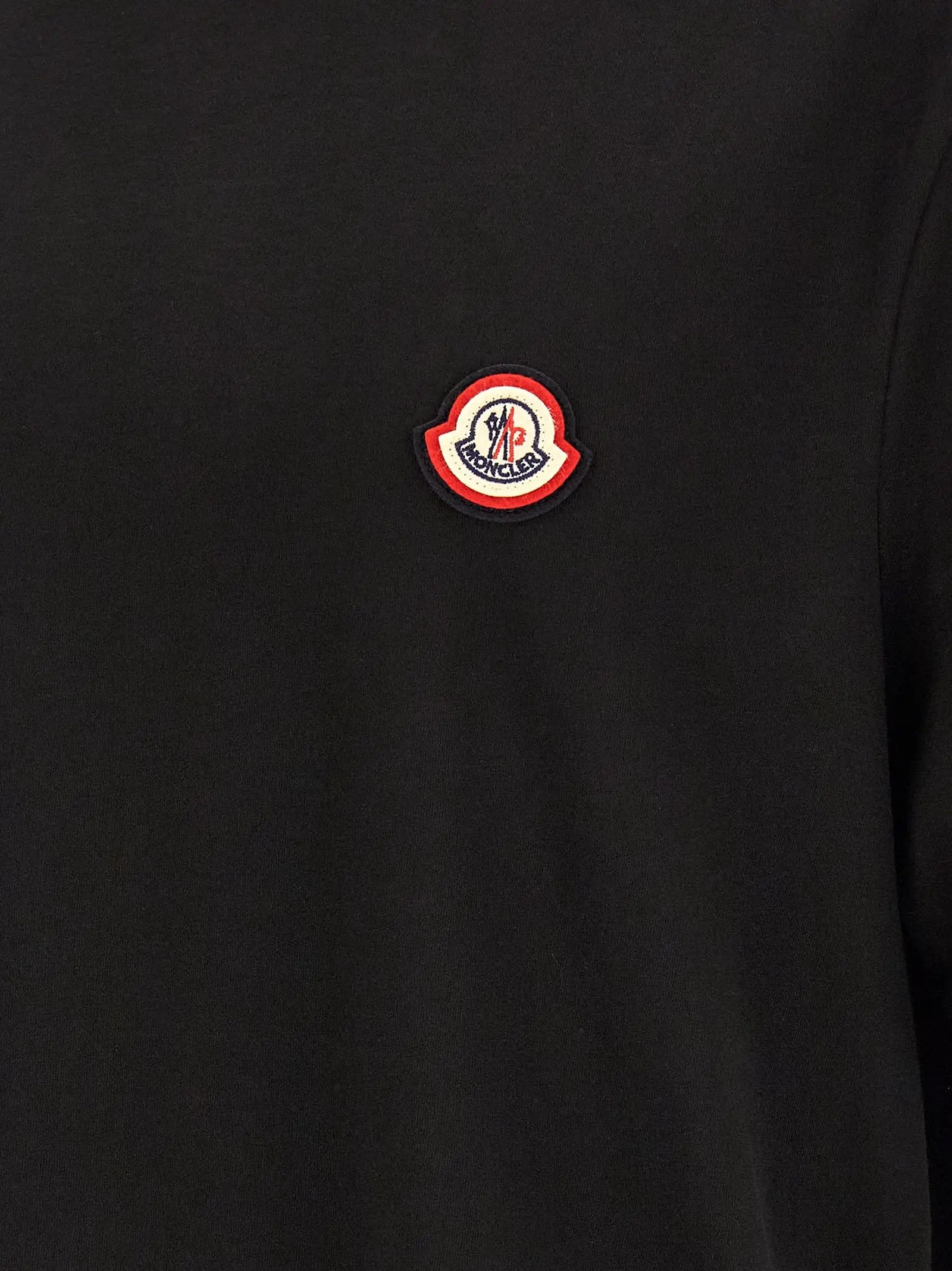 Moncler Moncler Black Cotton T-Shirt