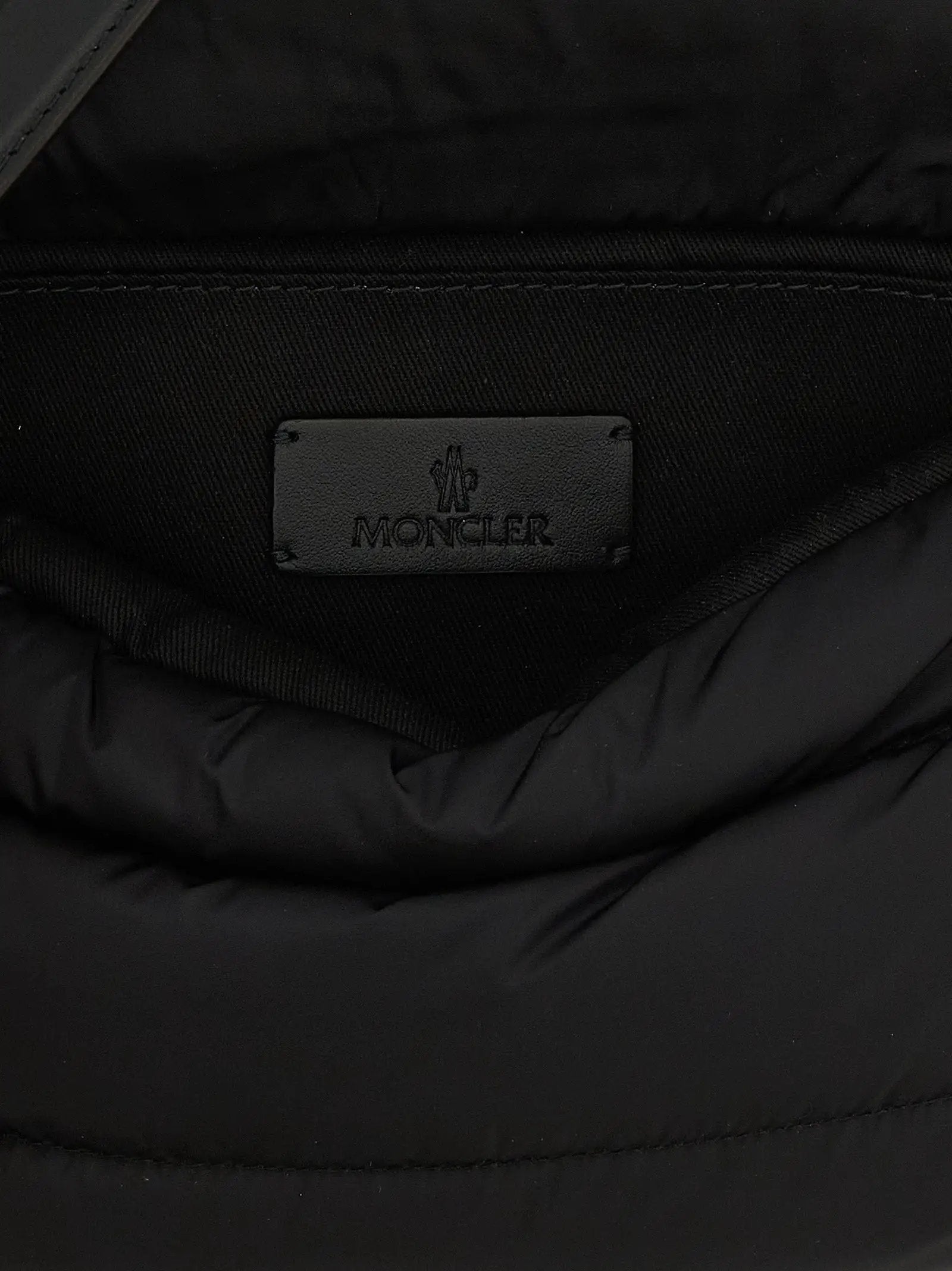 Moncler Black Polyamide Shoulder Bag