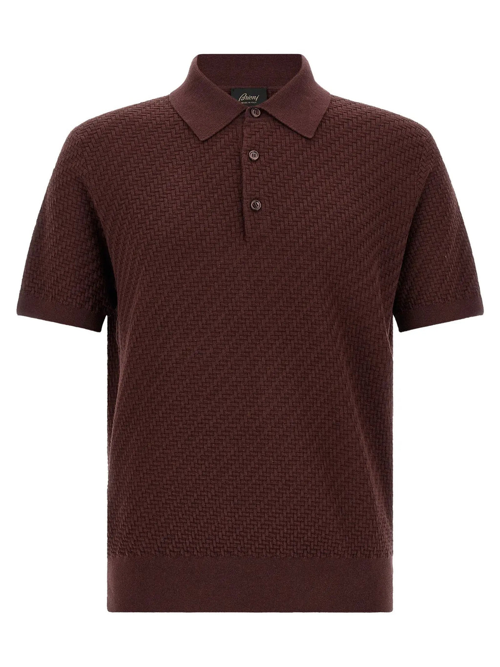 Brioni Purple Cotton Polo Shirt
